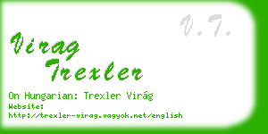 virag trexler business card